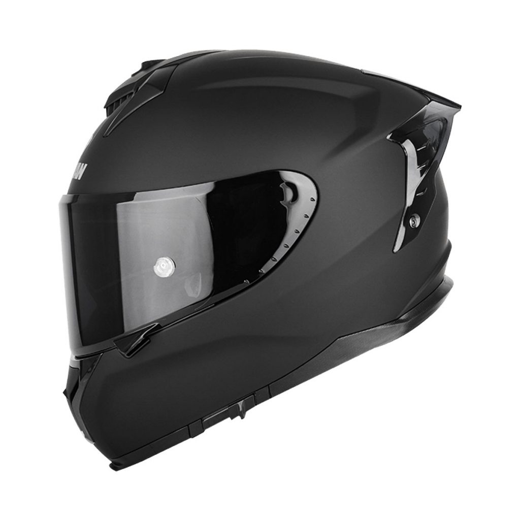 CASCO SOMAN SM961-S SOLID SPOILER NEGRO